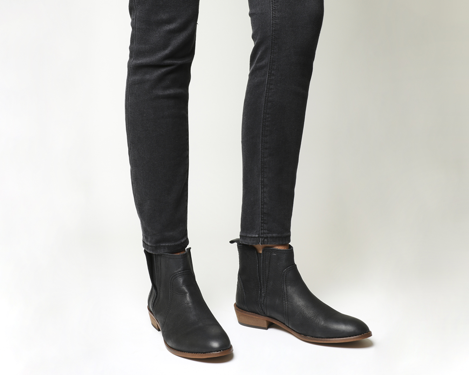 OFFICELone Ranger Casual BootsBlack Leather