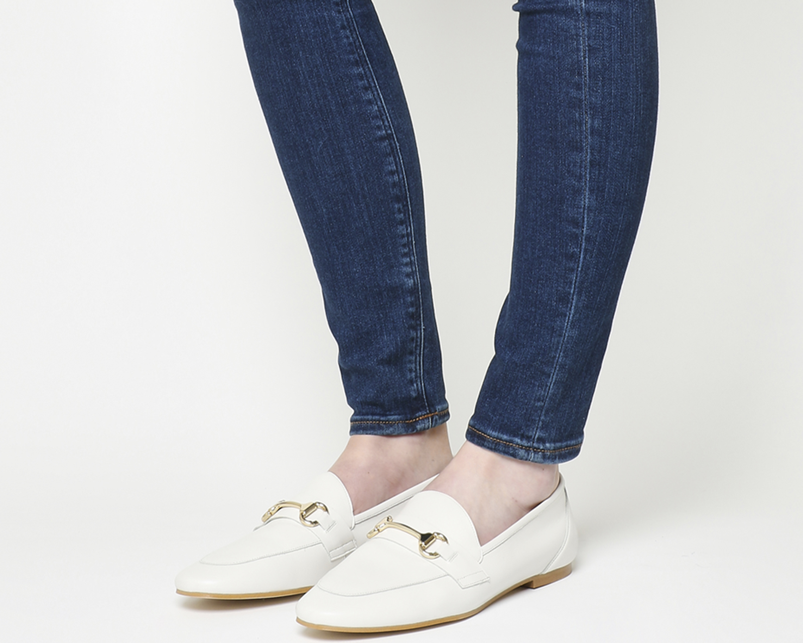 OFFICEDestiny Trim LoafersOff White Leather