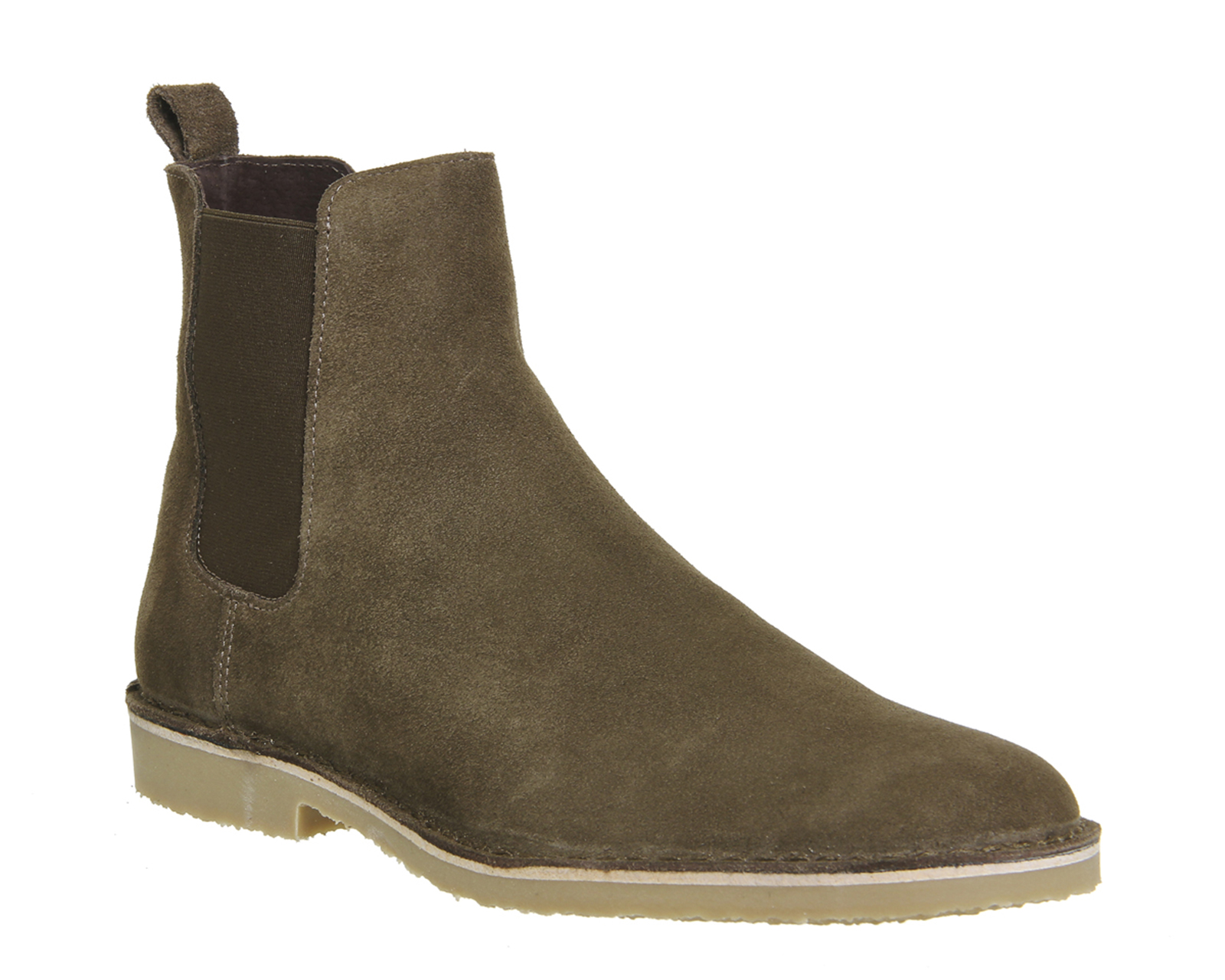 Ask the MissusDanish Chelsea BootsKhaki Suede