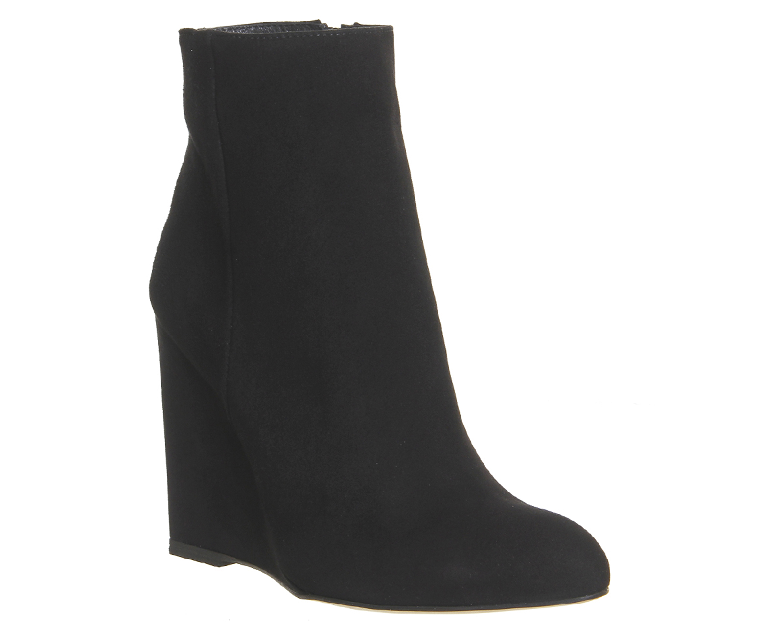 OFFICEIf Only Wedge BootsBlack Suede