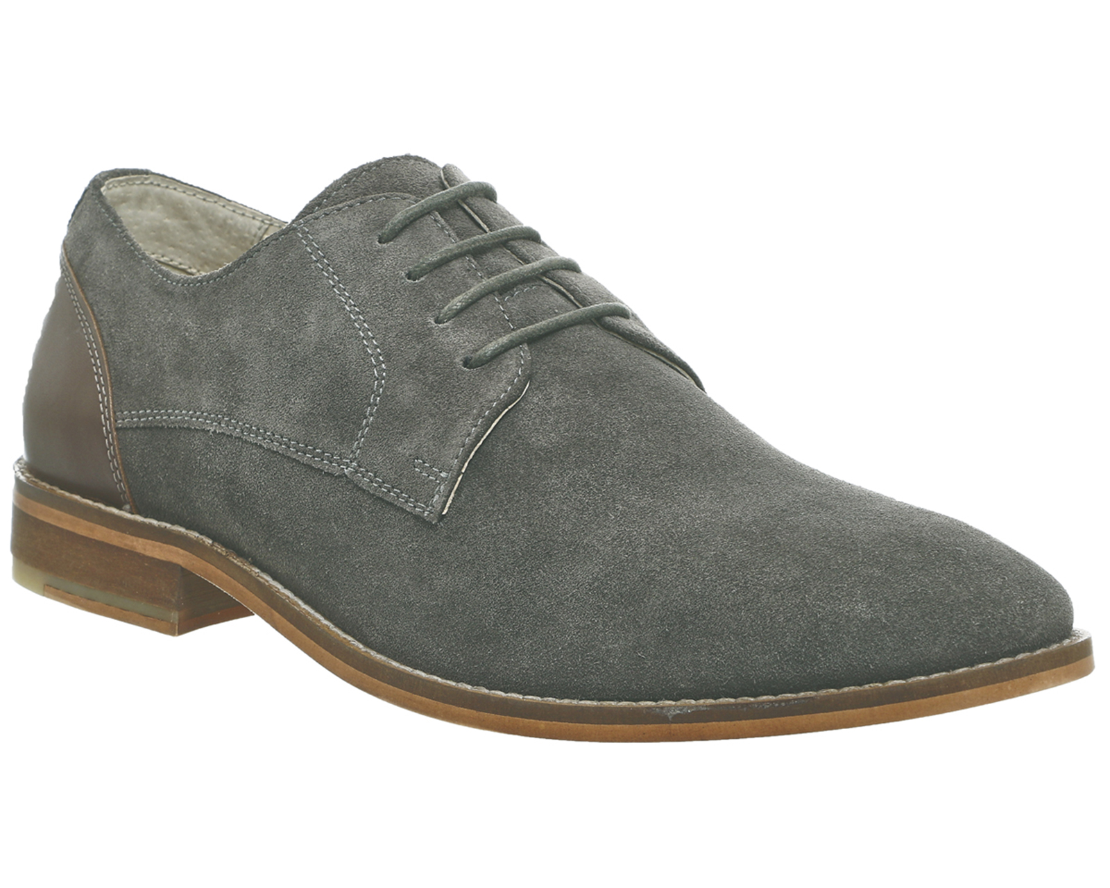 OFFICEFace GibsonGrey Suede Tan Leather