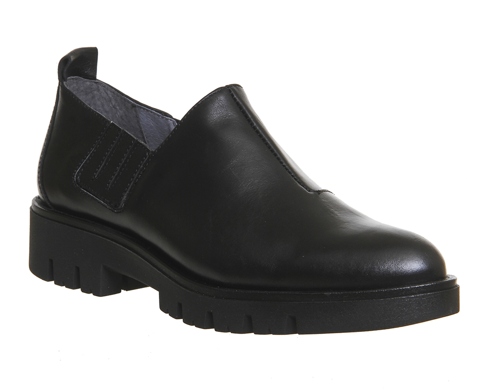 Gaimo for OFFICEMia Slip On ShoesBlack Leather