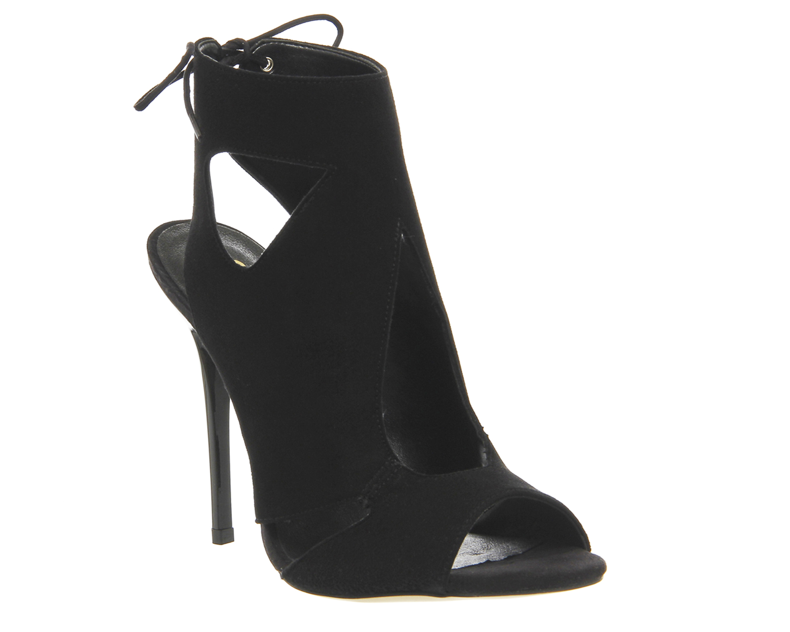 OFFICETally Cut Out Shoe BootsBlack Suede