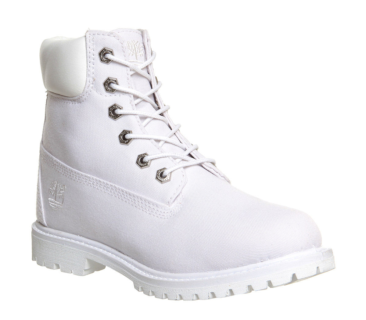 Timberland Premium 6 boots White Canvas - Ankle Boots