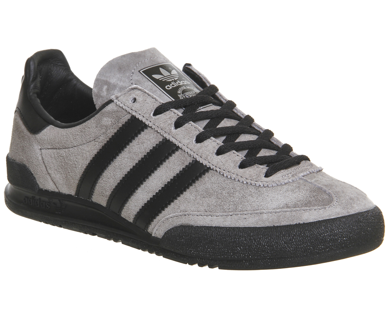 adidas grey with black stripes